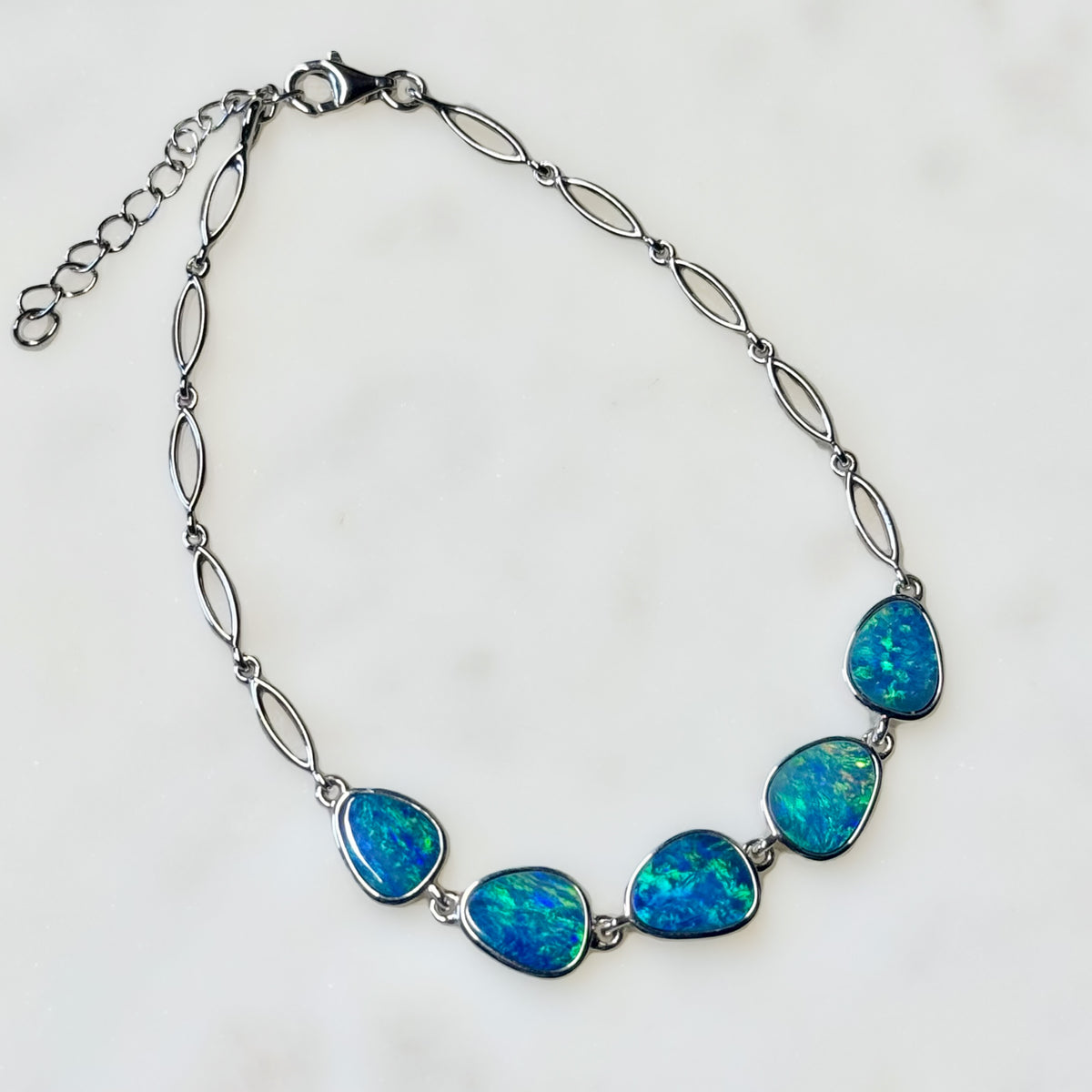 Doublet Opal Bracelet - OP-SV-B-002