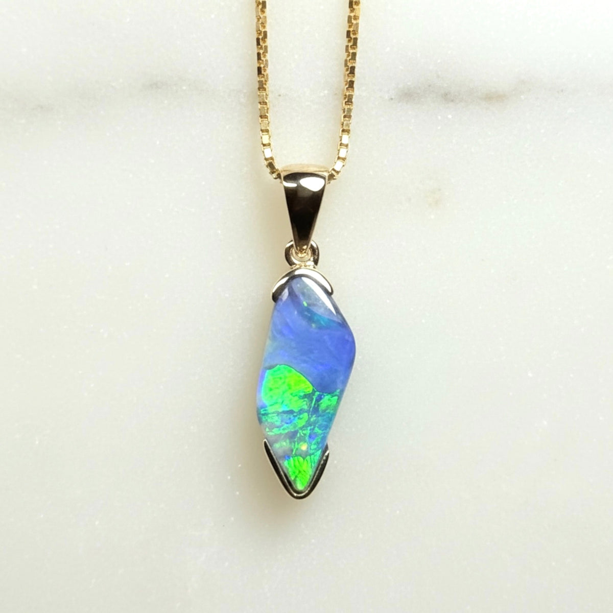 Boulder Opal Necklace - OP-10K-N-006