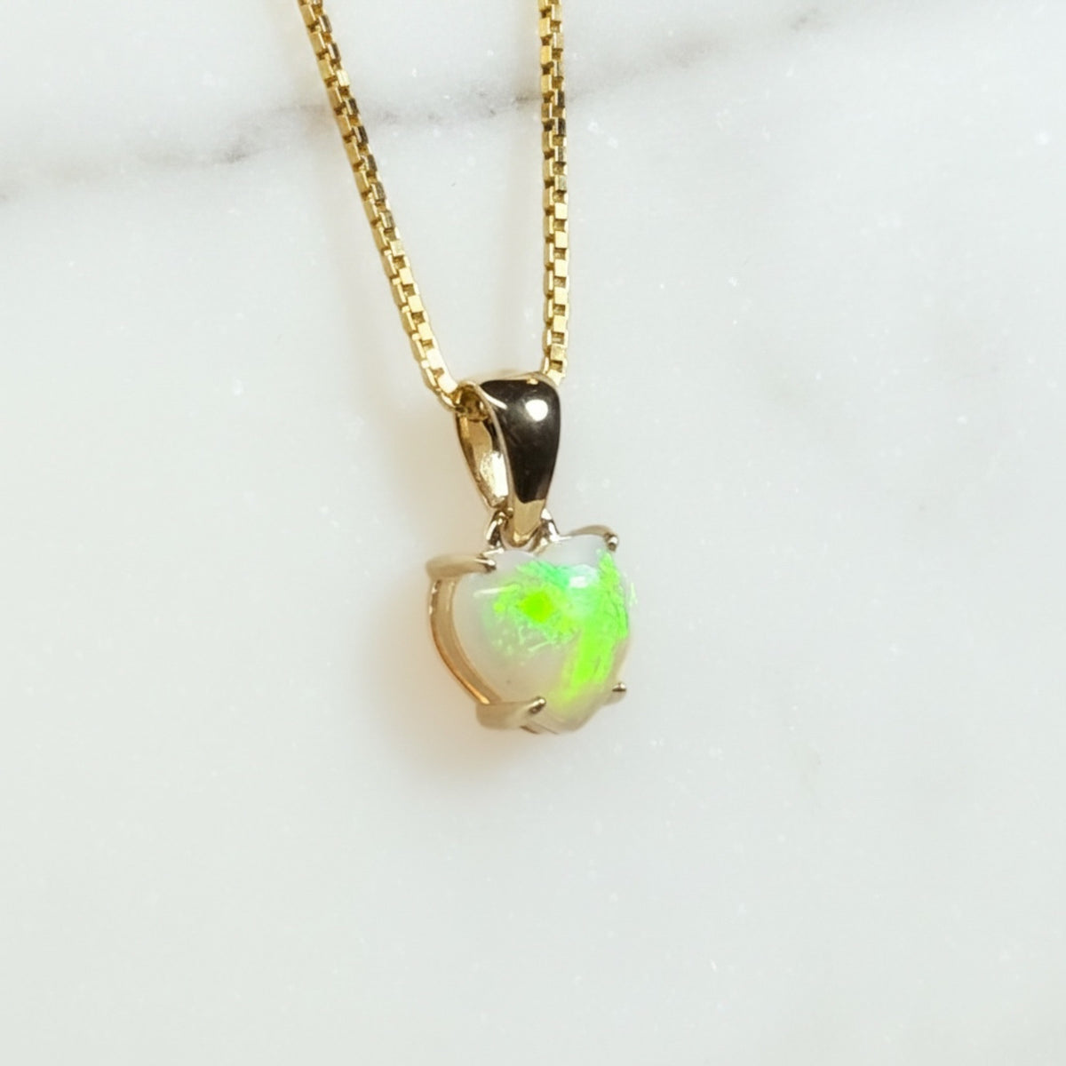 Crystal Opal Necklace - OP-10K-N-008