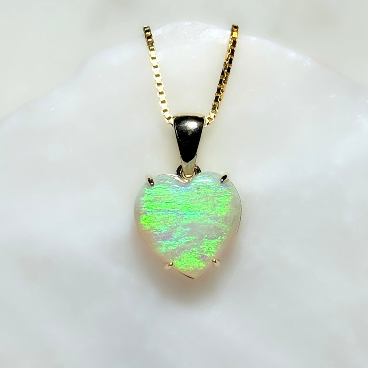 Crystal Opal Necklace - OP-10K-N-003