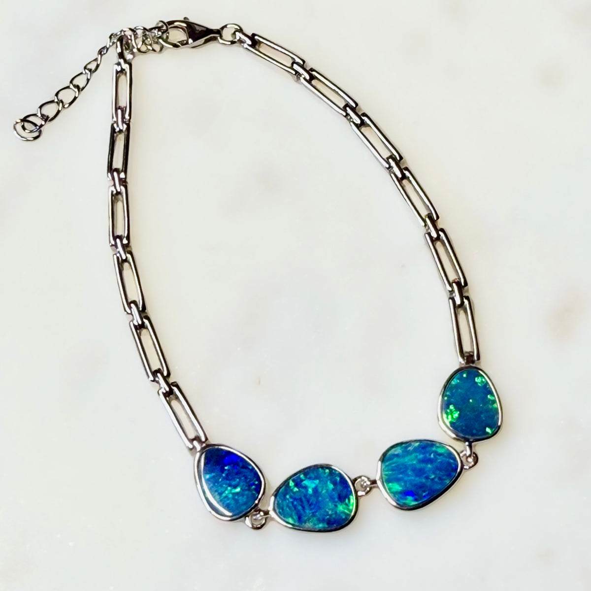 Doublet Opal Bracelet - OP-SV-B-001