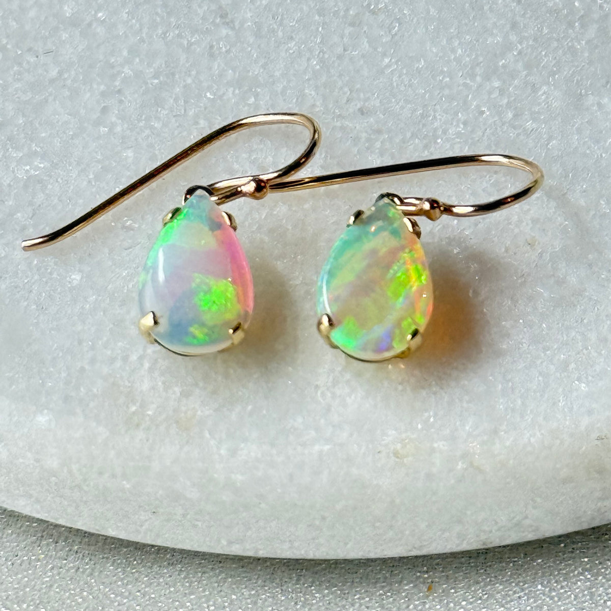 Crystal Opal Earrings - OP-9K-E-001