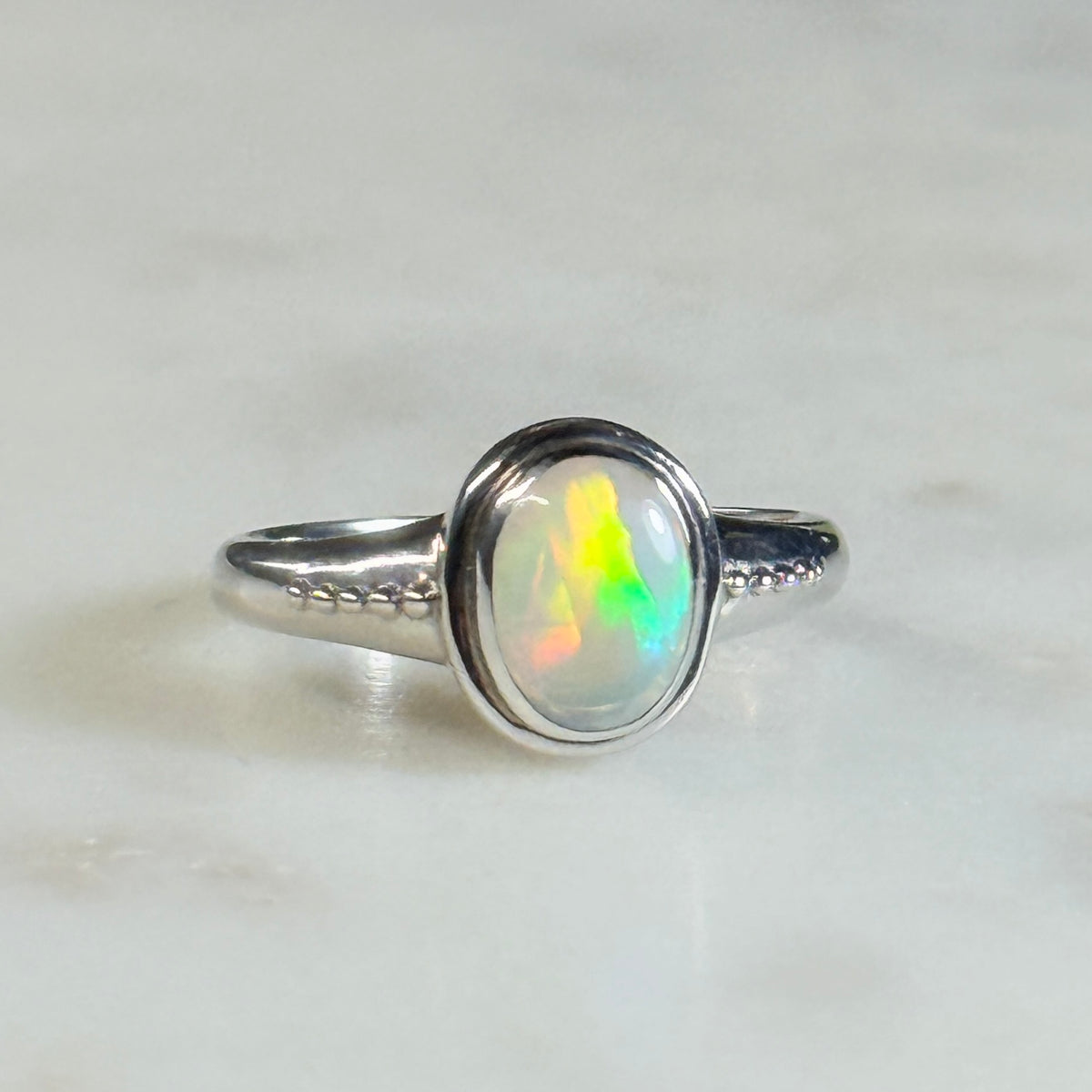 Crystal Opal  Ring - OP-SV-R-002