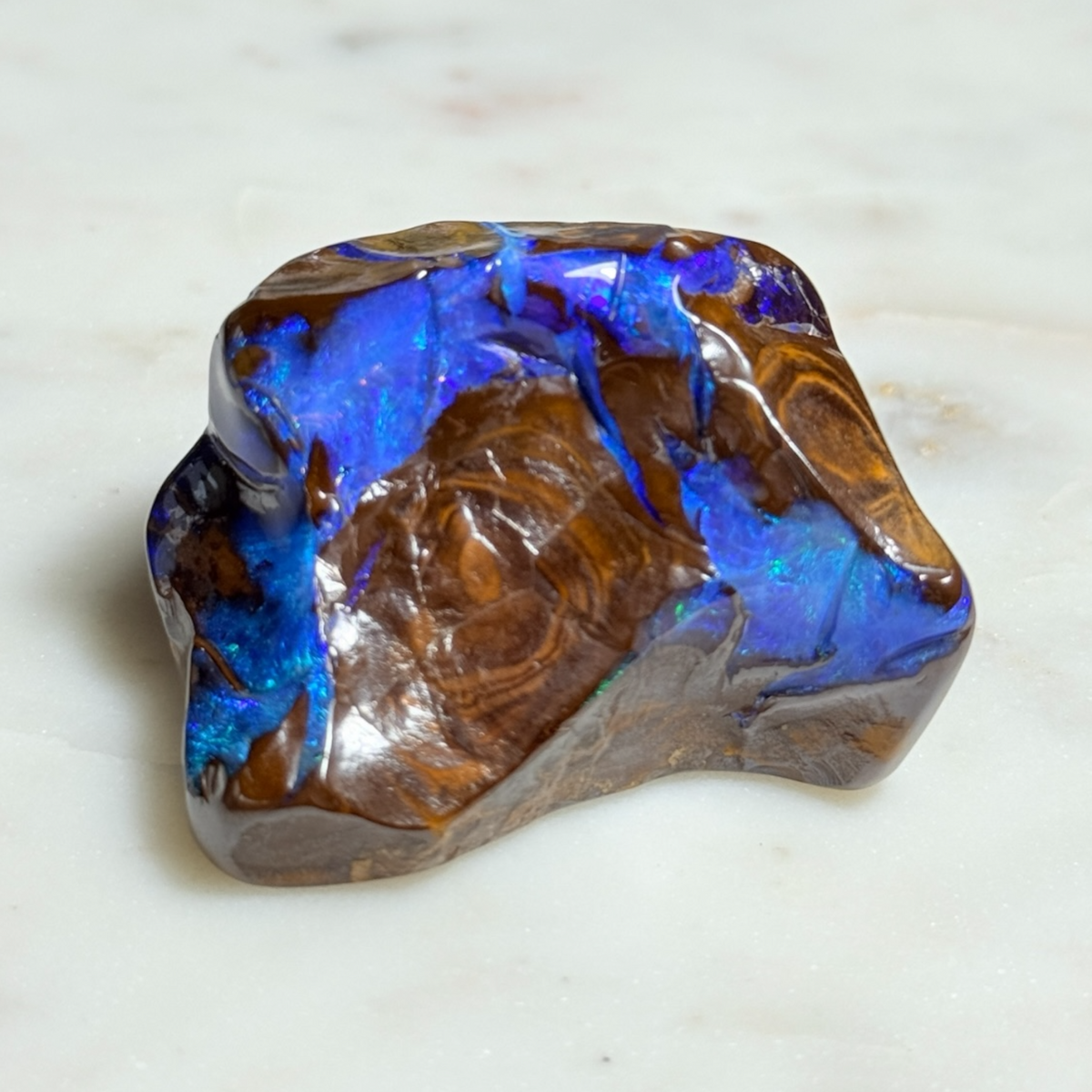 Australian Boulder Opal Specimen Polished - 261 ct -