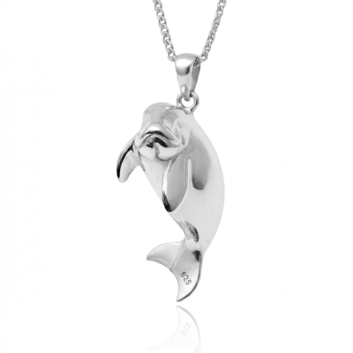 Sterling Silver - Dugong Necklace - L